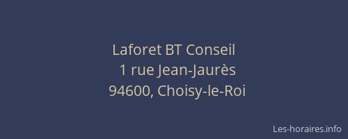 Laforet BT Conseil