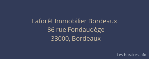 Laforêt Immobilier Bordeaux