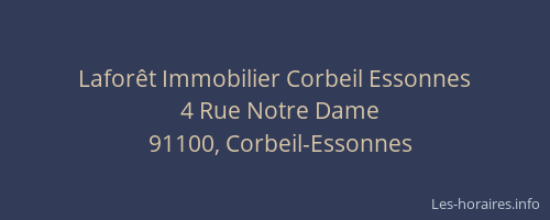 Laforêt Immobilier Corbeil Essonnes