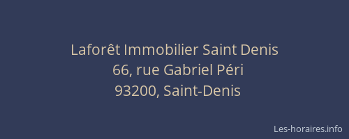 Laforêt Immobilier Saint Denis