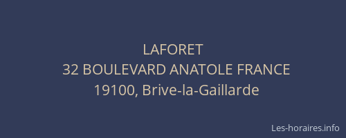 LAFORET