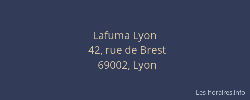 Lafuma Lyon