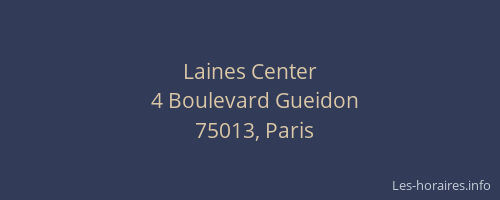 Laines Center