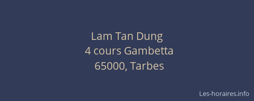 Lam Tan Dung