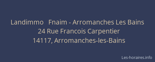 Landimmo   Fnaim - Arromanches Les Bains