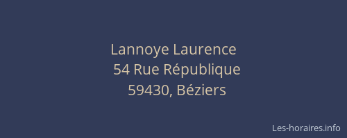 Lannoye Laurence