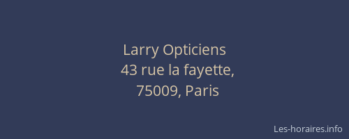 Larry Opticiens