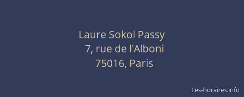 Laure Sokol Passy