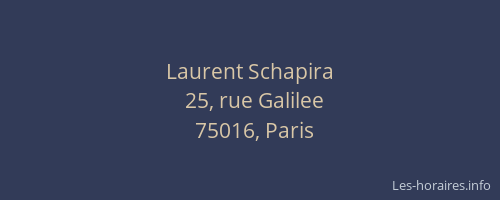 Laurent Schapira