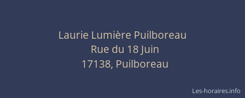Laurie Lumière Puilboreau