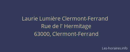 Laurie Lumière Clermont-Ferrand