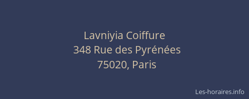 Lavniyia Coiffure