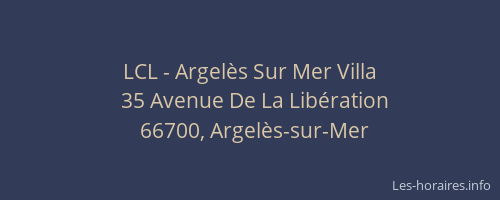 LCL - Argelès Sur Mer Villa