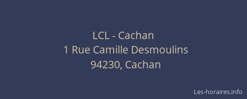 LCL - Cachan