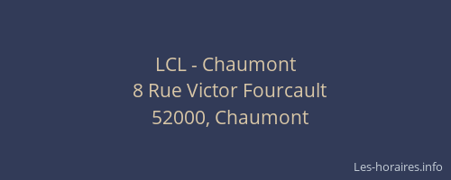 LCL - Chaumont