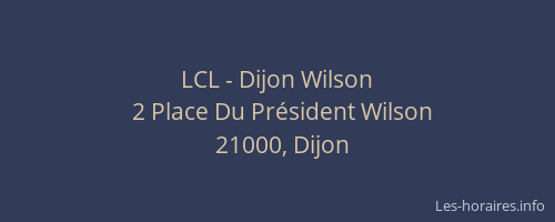 LCL - Dijon Wilson