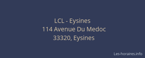 LCL - Eysines