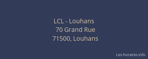 LCL - Louhans