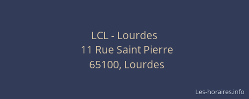 LCL - Lourdes