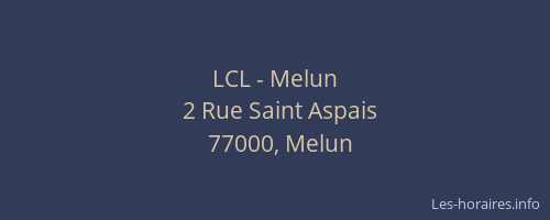 LCL - Melun