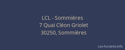 LCL - Sommières