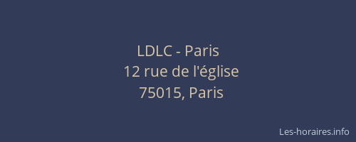 LDLC - Paris