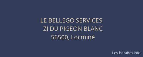 LE BELLEGO SERVICES