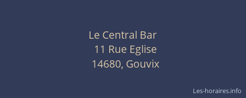 Le Central Bar