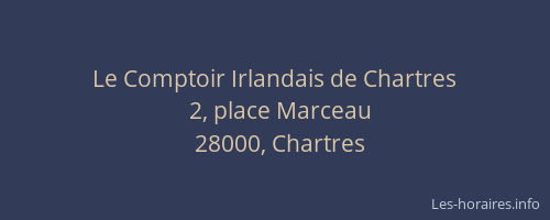 Le Comptoir Irlandais de Chartres