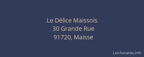 Le Délice Maissois