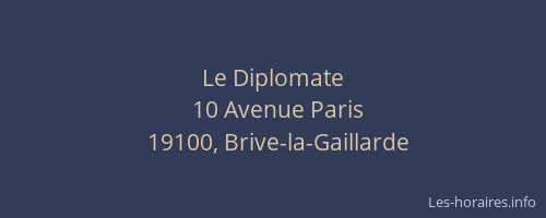 Le Diplomate