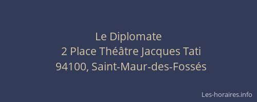 Le Diplomate