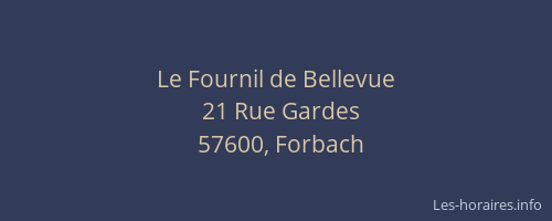 Le Fournil de Bellevue