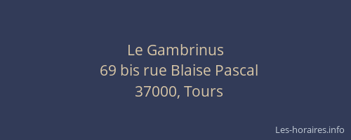 Le Gambrinus