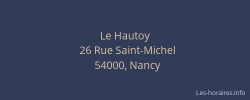 Le Hautoy