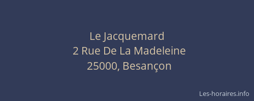Le Jacquemard