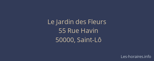 Le Jardin des Fleurs