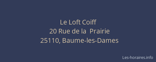 Le Loft Coiff