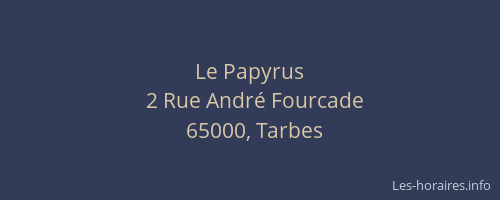 Le Papyrus