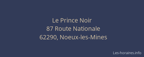 Le Prince Noir