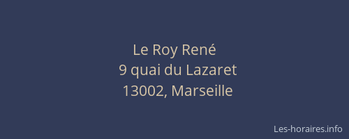 Le Roy René