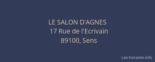 LE SALON D'AGNES
