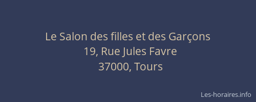 Le Salon des filles et des Garçons