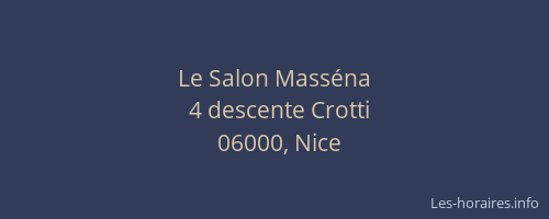 Le Salon Masséna