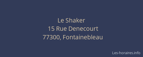 Le Shaker