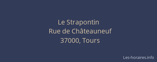 Le Strapontin