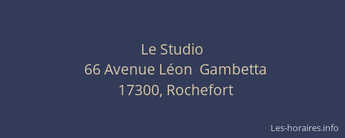 Le Studio