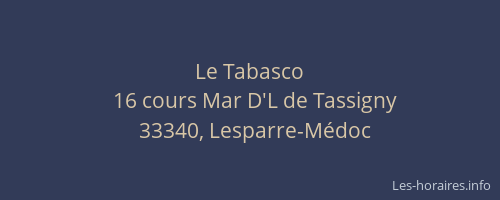 Le Tabasco