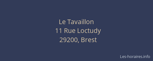 Le Tavaillon