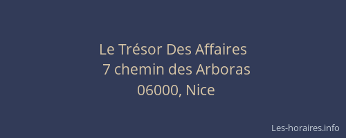 Le Trésor Des Affaires